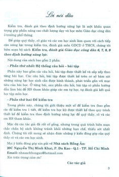 KIỂM TRA, ĐÁNH GIÁ GIÁO DỤC CÔNG DÂN LỚP 8 (Theo định hướng phát triển năng lực, Dùng chung cho các bộ SGK hiện hành)